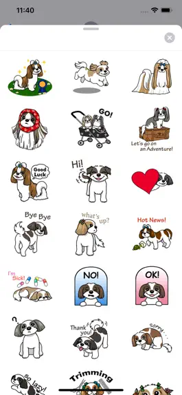 Game screenshot Sweet Shih Tzu Dog Sticker mod apk