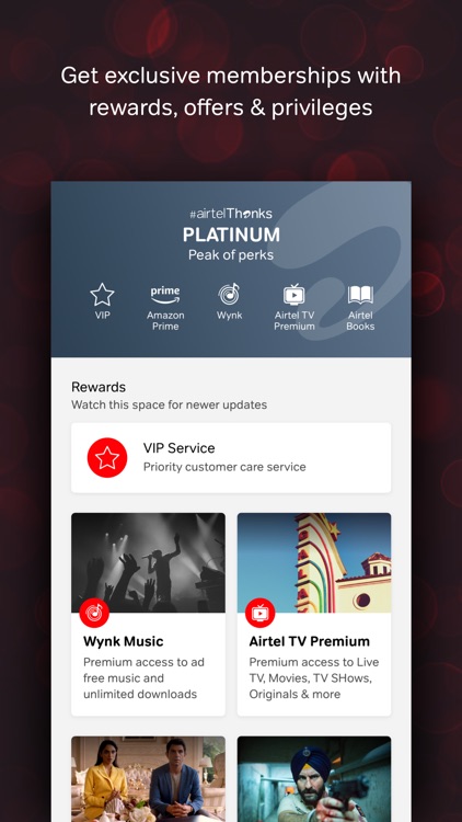 Airtel Thanks- Recharge & Bank