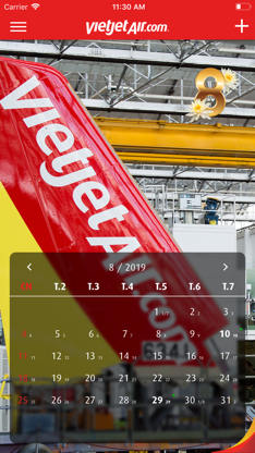 Vietjet Calendar screenshot 1
