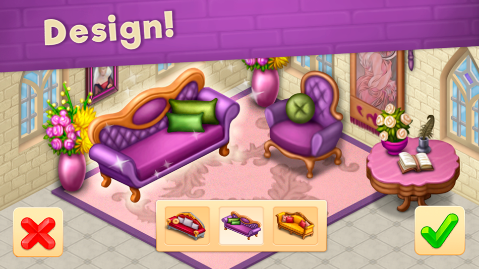 #2. Magic Mansion: Match-3 (iOS) By: 4Enjoy Games
