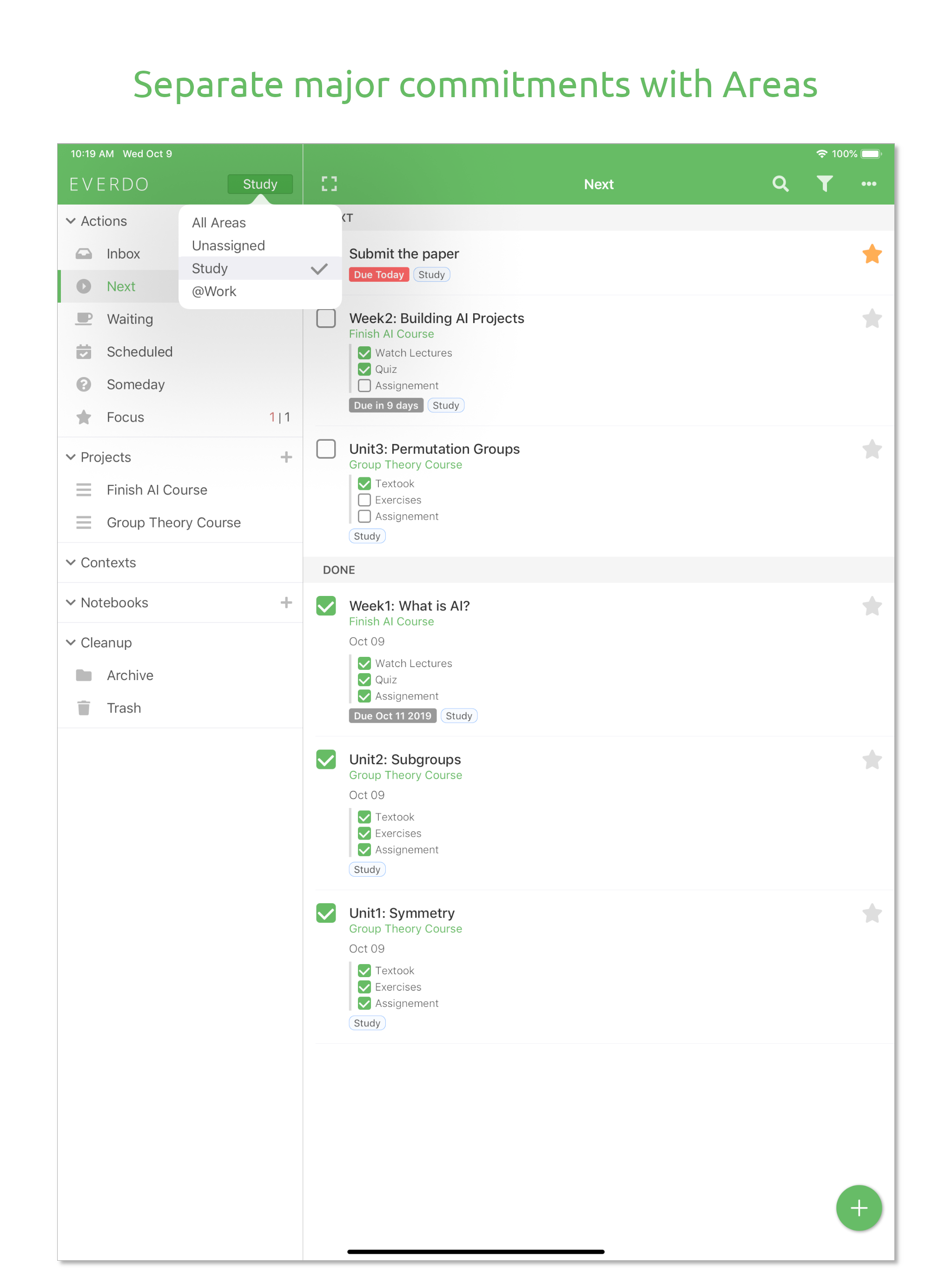 Everdo: GTD and To-Do List