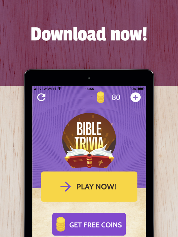 Bible Trivia App Gameのおすすめ画像1
