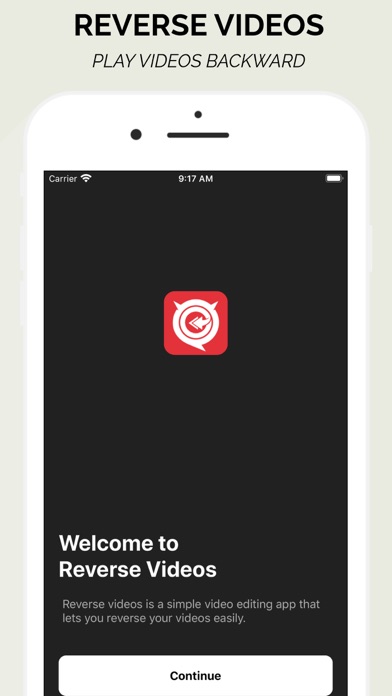 Reverse Videos - Reverser App Screenshot