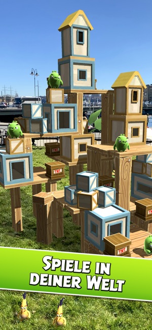 Angry Birds AR: Isle of Pigs Screenshot