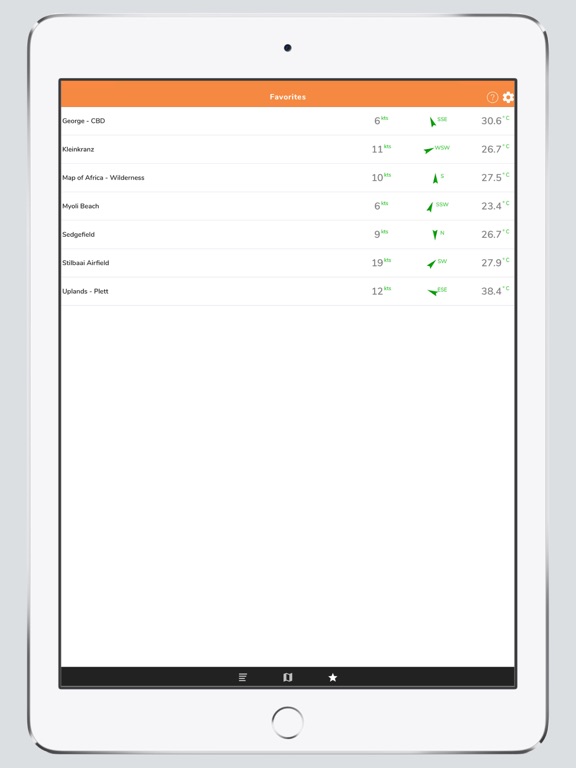iWeathar Lite iPad screenshot 5 - Weather app