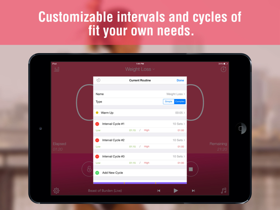 Screenshot #6 pour Interval Timer Pro