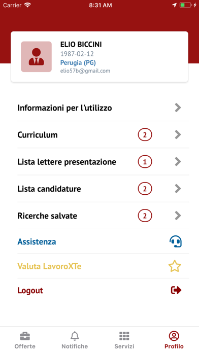 Lavoro per Te - ARPAL Umbria screenshot 4