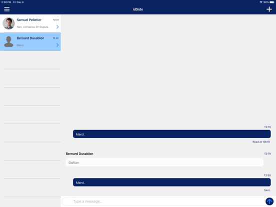 id.texto iPad screenshot