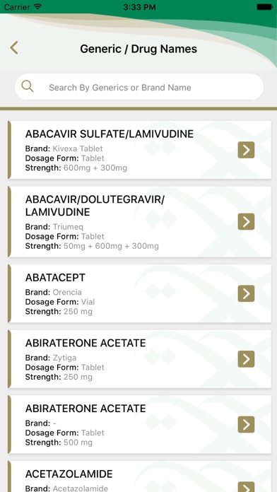 MOH Formulary Screenshot