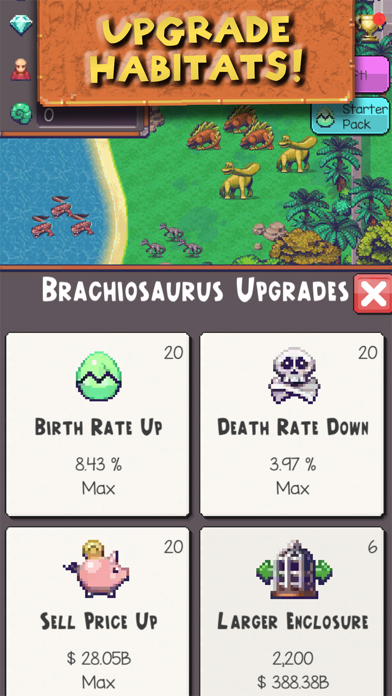 Idle Dino Zoo Screenshot