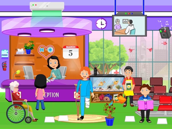 Pretend Town Hospital iPad screenshot