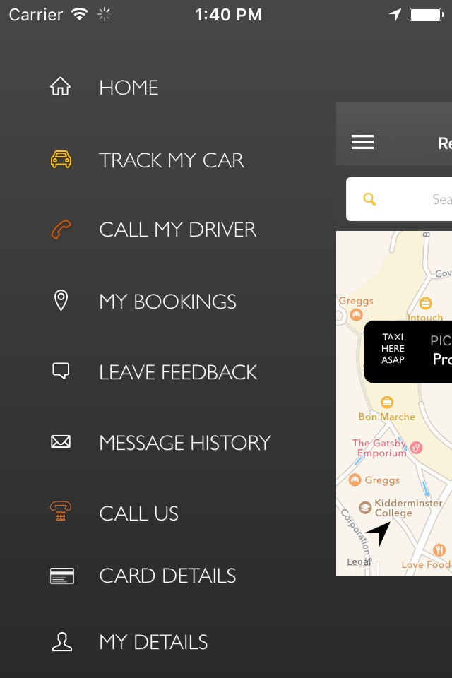 Regency Taxis screenshot 2