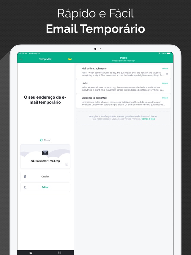 Temp Mail - E-mail temporário na App Store