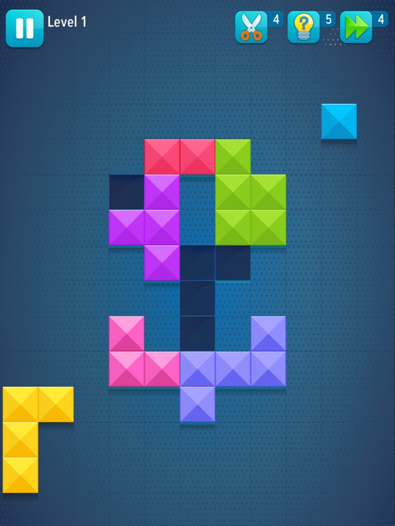 Fit The Blocks - Puzzle Crush iPad screenshot