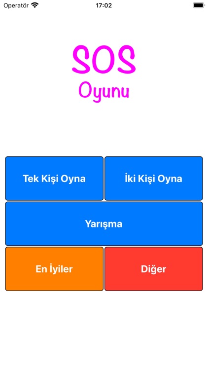 SOS Oyunu