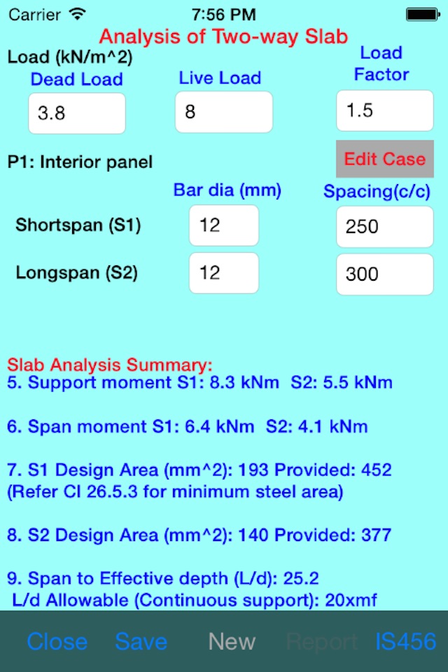 Analysis of RCC Structure screenshot 3