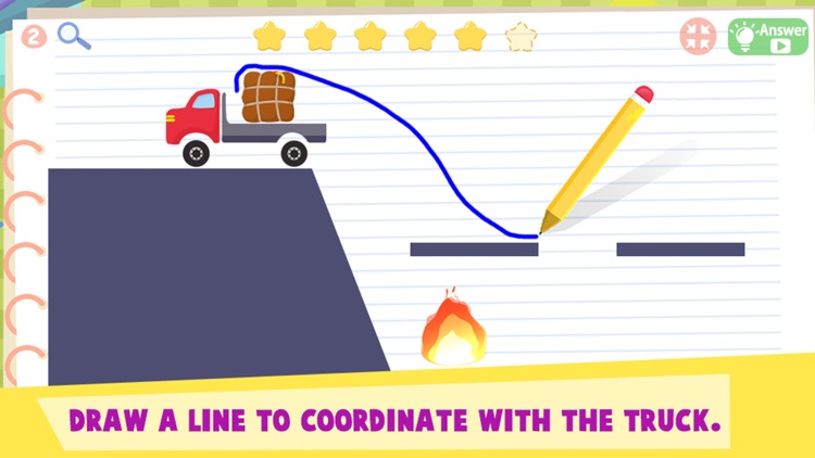 Truck vs Fire: Brain Challenge