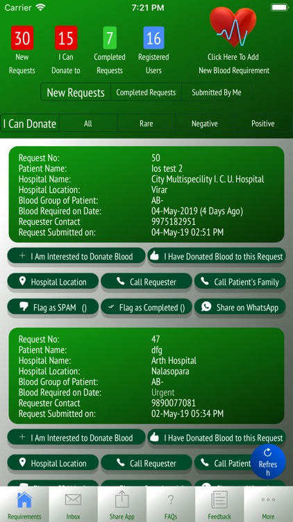 Vasai Virar Blood Donation App