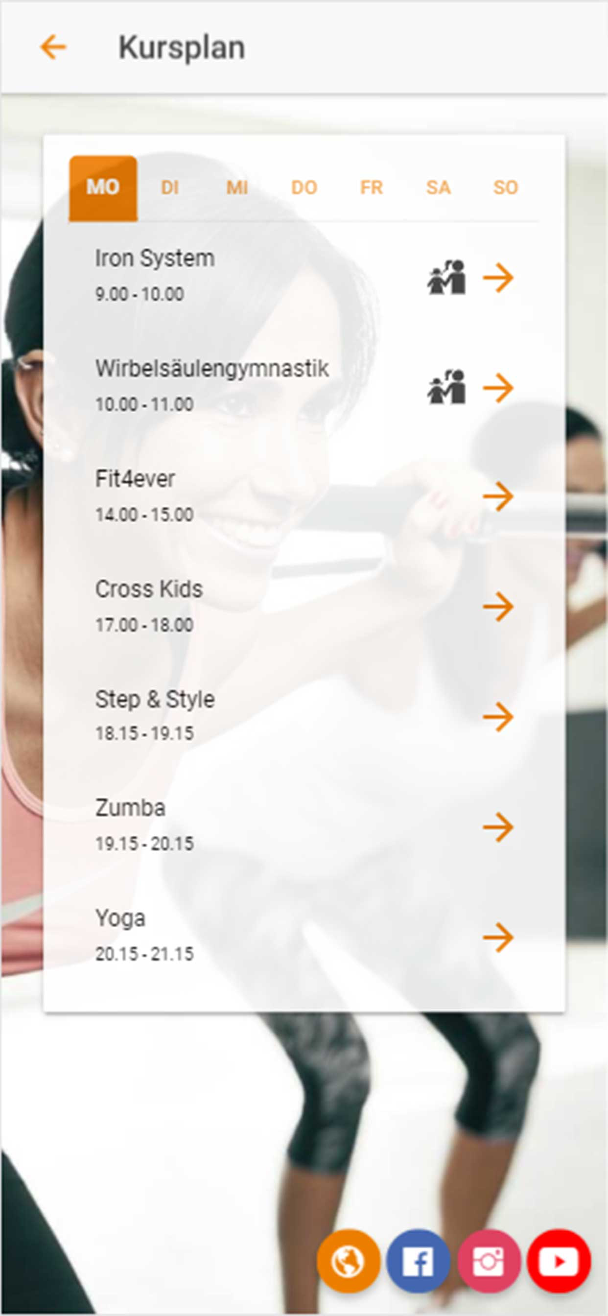 i2 Fitness App