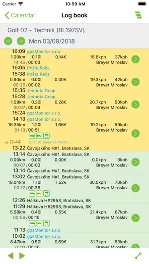 gpsMonitor mobile screenshot 3
