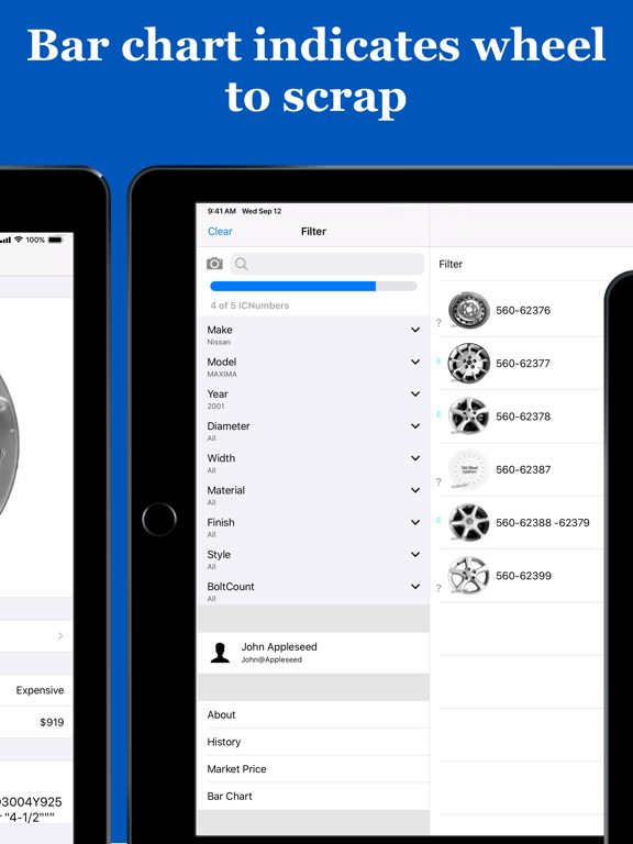 WheelSpotter iPad screenshot 2 - Business app