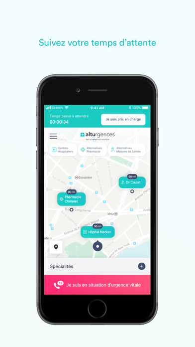 ALTUrgences iPhone screenshot 4 - Medical app