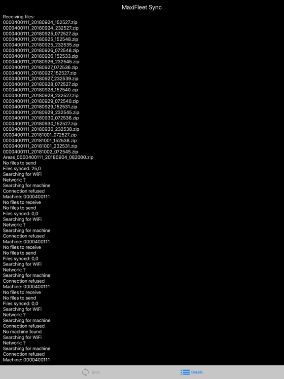 Screenshot #5 pour MaxiFleet Sync