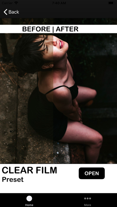 Screenshot #1 pour FreeLightroomPresets.com