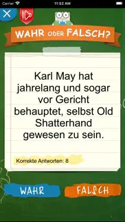 wahr oder falsch iphone bildschirmfoto 3
