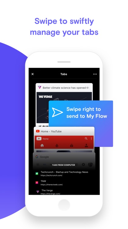 Opera Touch web browser screenshot-4