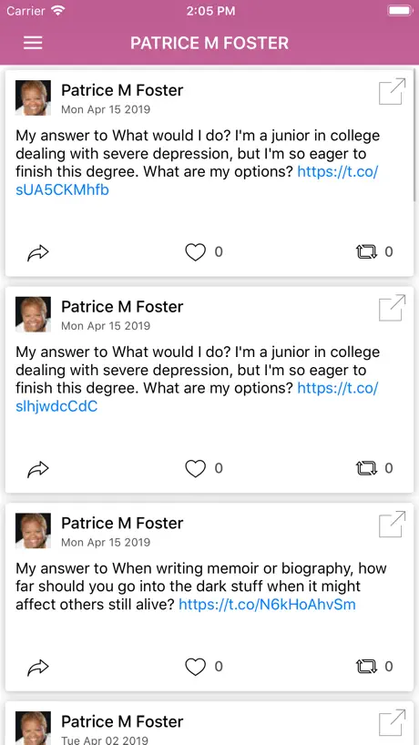 Patrice M. Foster: Teens Blog