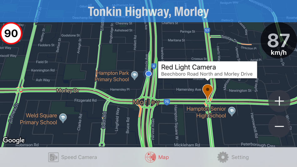 #1. Speed Camera for WA (iOS) 由: 必秀 李