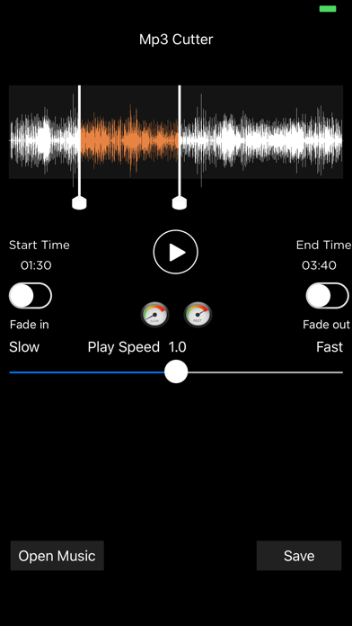 Music Cutter - Speed Changer Screenshot