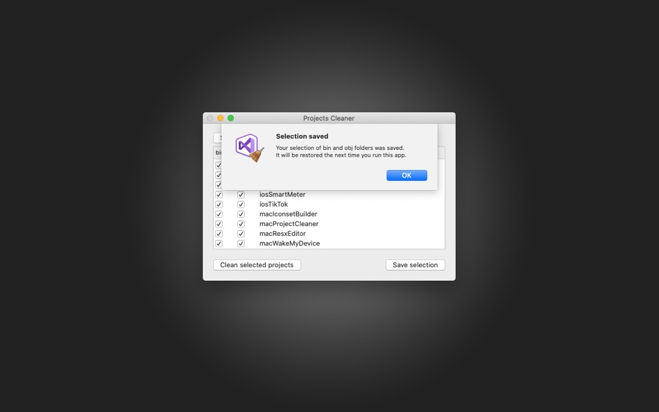 #3. Projects Cleaner (macOS) 由: Oebele Beetstra