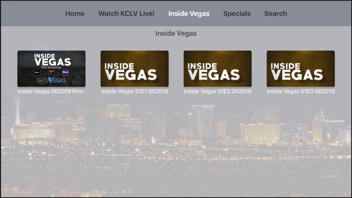 Screenshot #2 pour GoVegas TV