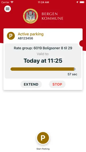 Parkering i Bergen screenshot 1