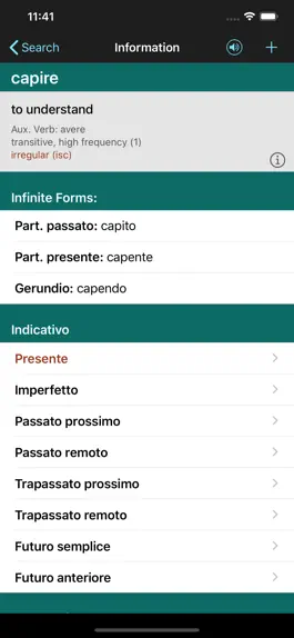 Game screenshot Italian Verbs & Conjugation L apk