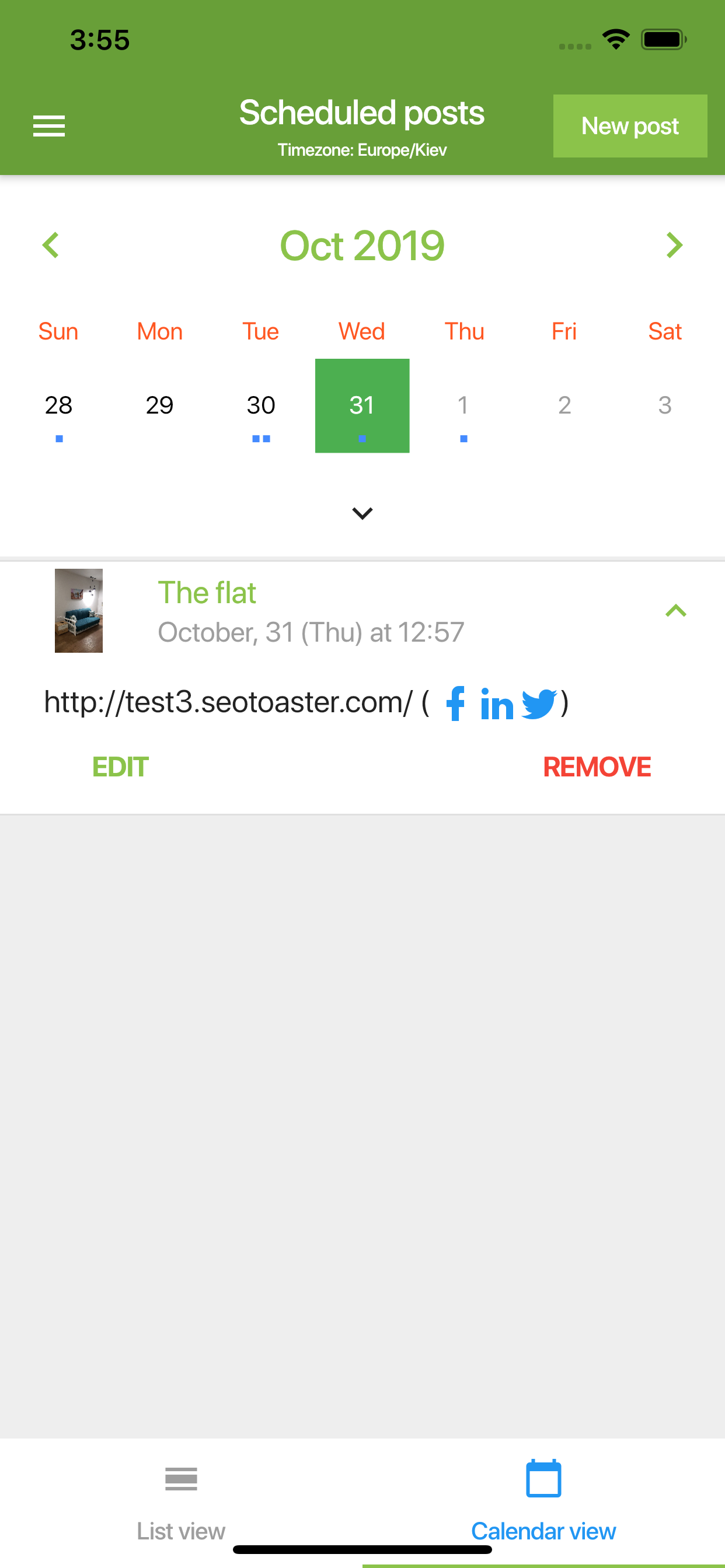 Social Scheduler by SeoSamba screenshot 7