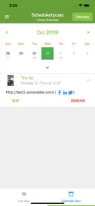 Social Scheduler by SeoSamba screenshot #7 for iPhone