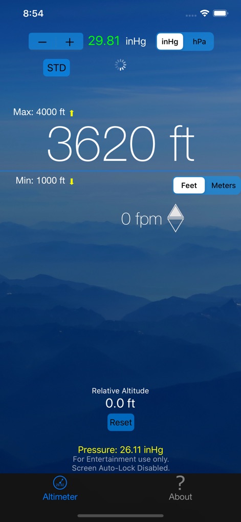 Pressure Altimeter - Navigation App | MWM
