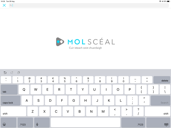 MOLSCÉAL iPad screenshot 4 - News app