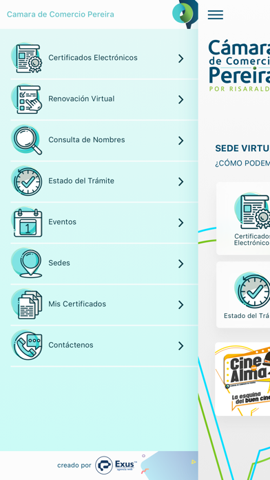 Cámara de Comercio de Pereira Screenshot