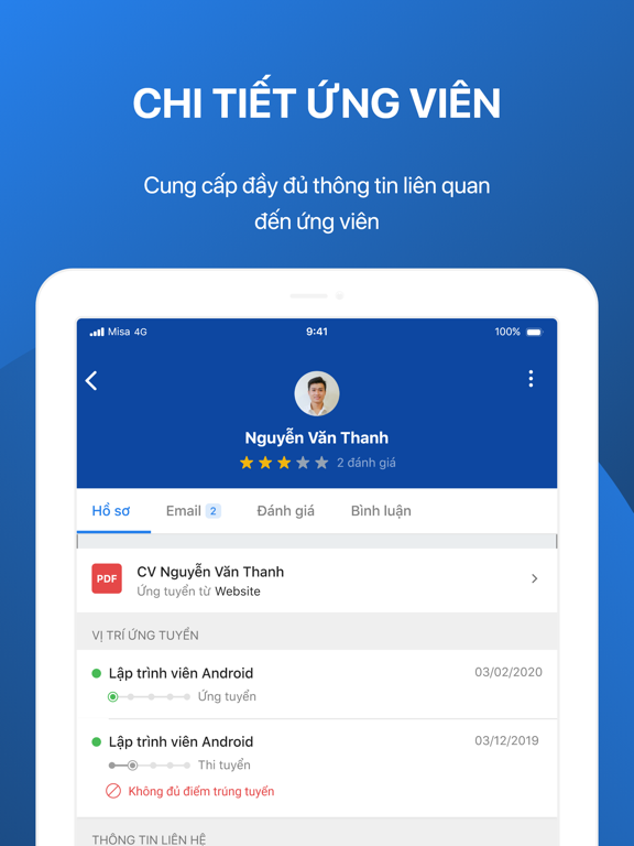 Screenshot #6 pour AMIS Tuyển dụng