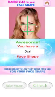 hairstyles for your face shape iphone screenshot 2
