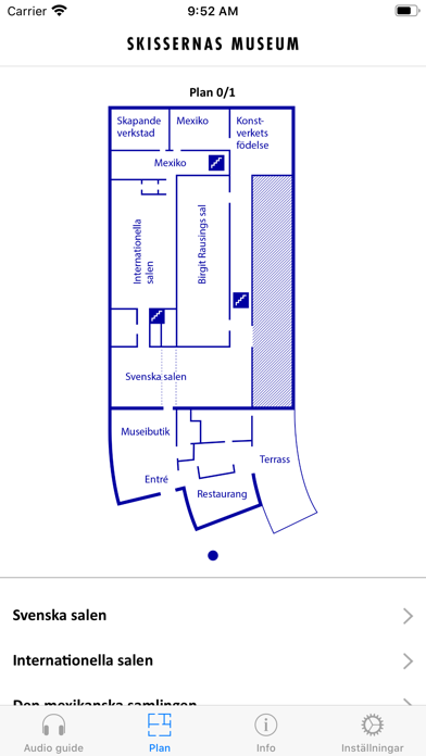 Skissernas Museum audioguide Screenshot