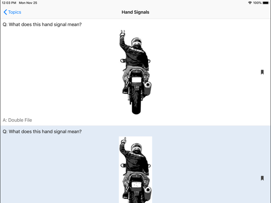 Motorcycle Test Prep iPad screenshot 8 - Education app
