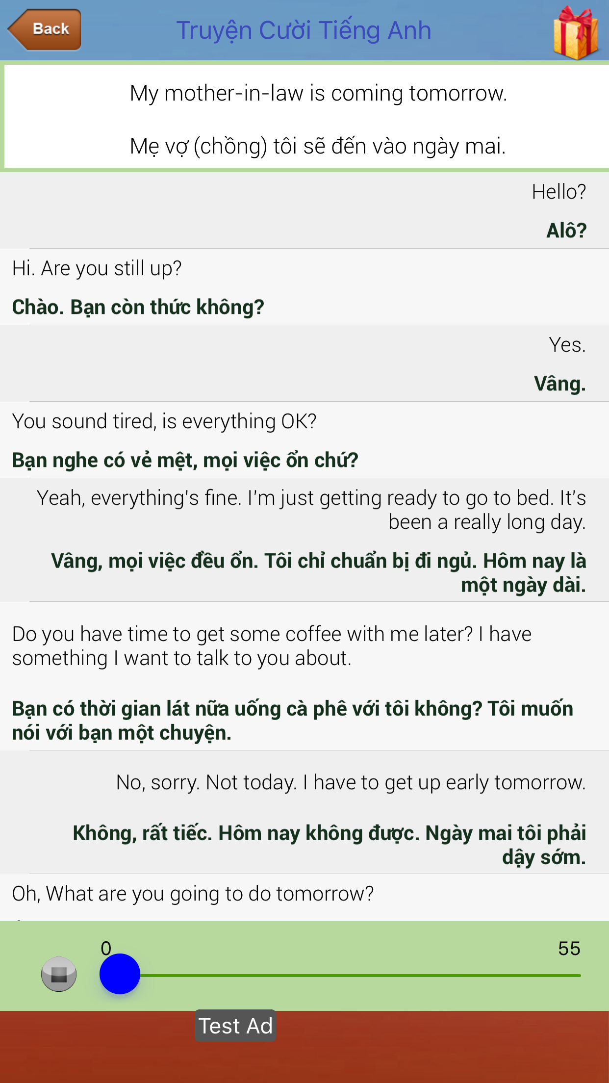 Học tiếng Anh qua hội thoại 99