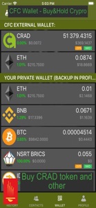 CFC Wallet-Buy&Hold&Earn CRAD screenshot #1 for iPhone