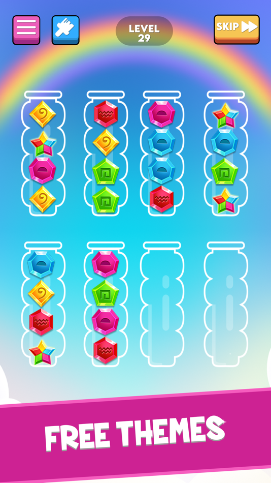 #3. Ball Sortpuz: Sort Em All 3D (iOS) Podle: Paresh Gundaniya