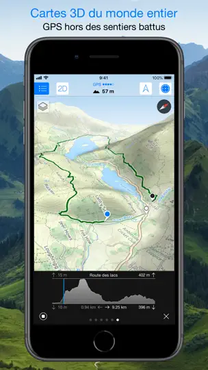 Capture d'écran de Maps 3D PRO - Outdoor GPS sur iPhone 3